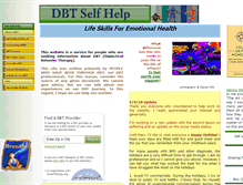 Tablet Screenshot of dbtselfhelp.com